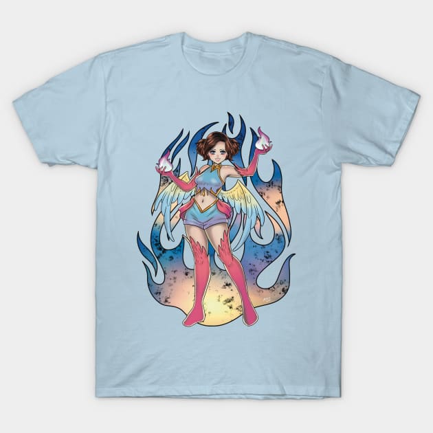 Angelic Fire T-Shirt by rvkhart